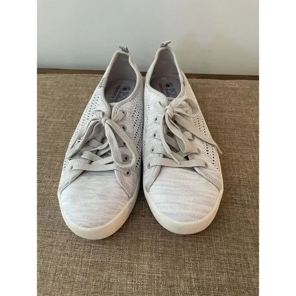 Bobs from Skechers Women Size 9 M Gray Fashion Sneakers Fabric 31896 Memory Foam - Picture 3 of 7